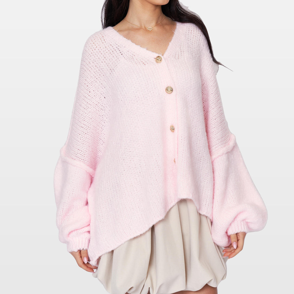Ginevra | Cárdigan oversize de cuello en V