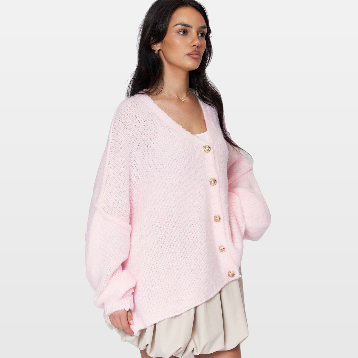 Ginevra | Cárdigan oversize de cuello en V