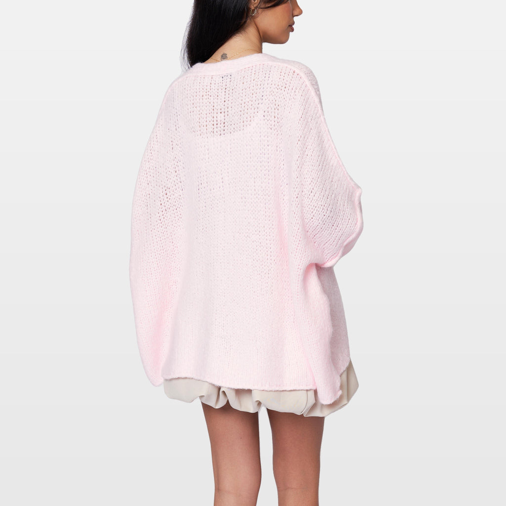 Ginevra | Cárdigan oversize de cuello en V