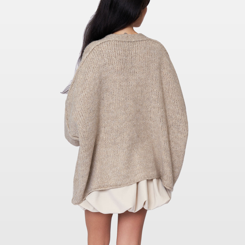 Ginevra | Cárdigan oversize de cuello en V