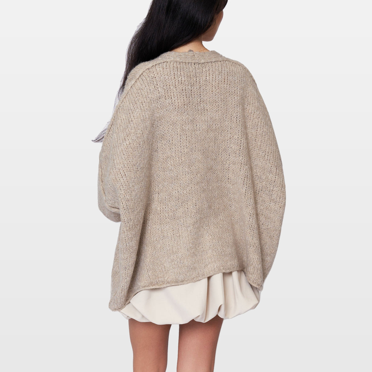 Ginevra | Cárdigan oversize de cuello en V