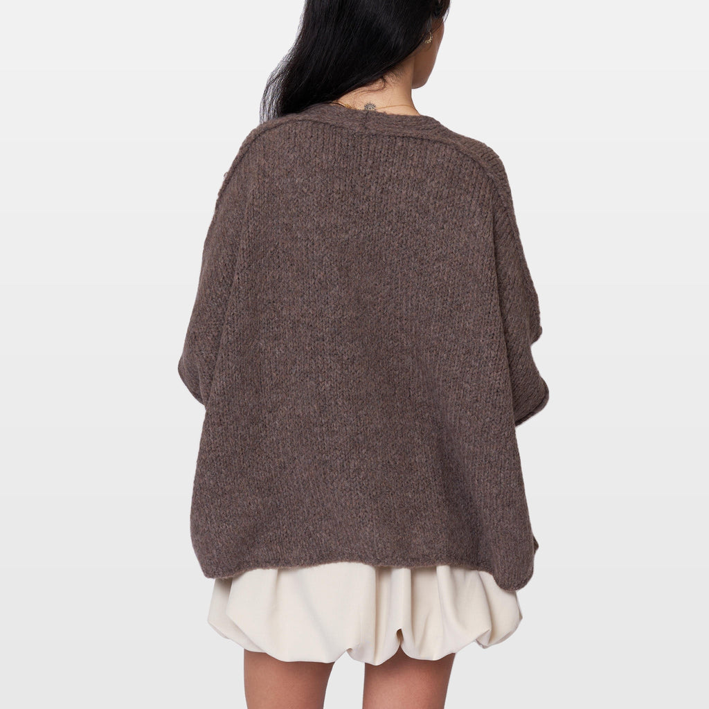 Ginevra | Cárdigan oversize de cuello en V
