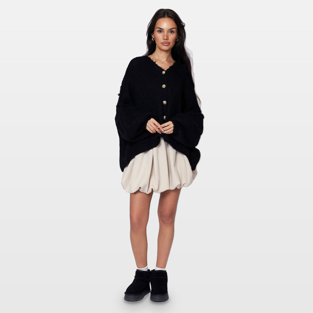 Ginevra | Cárdigan oversize de cuello en V