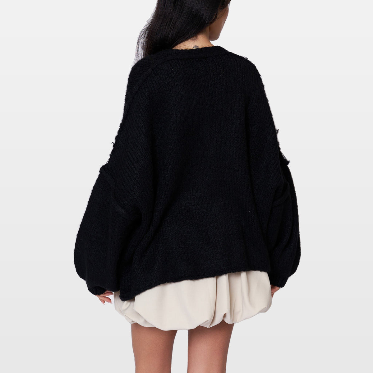Ginevra | Cárdigan oversize de cuello en V