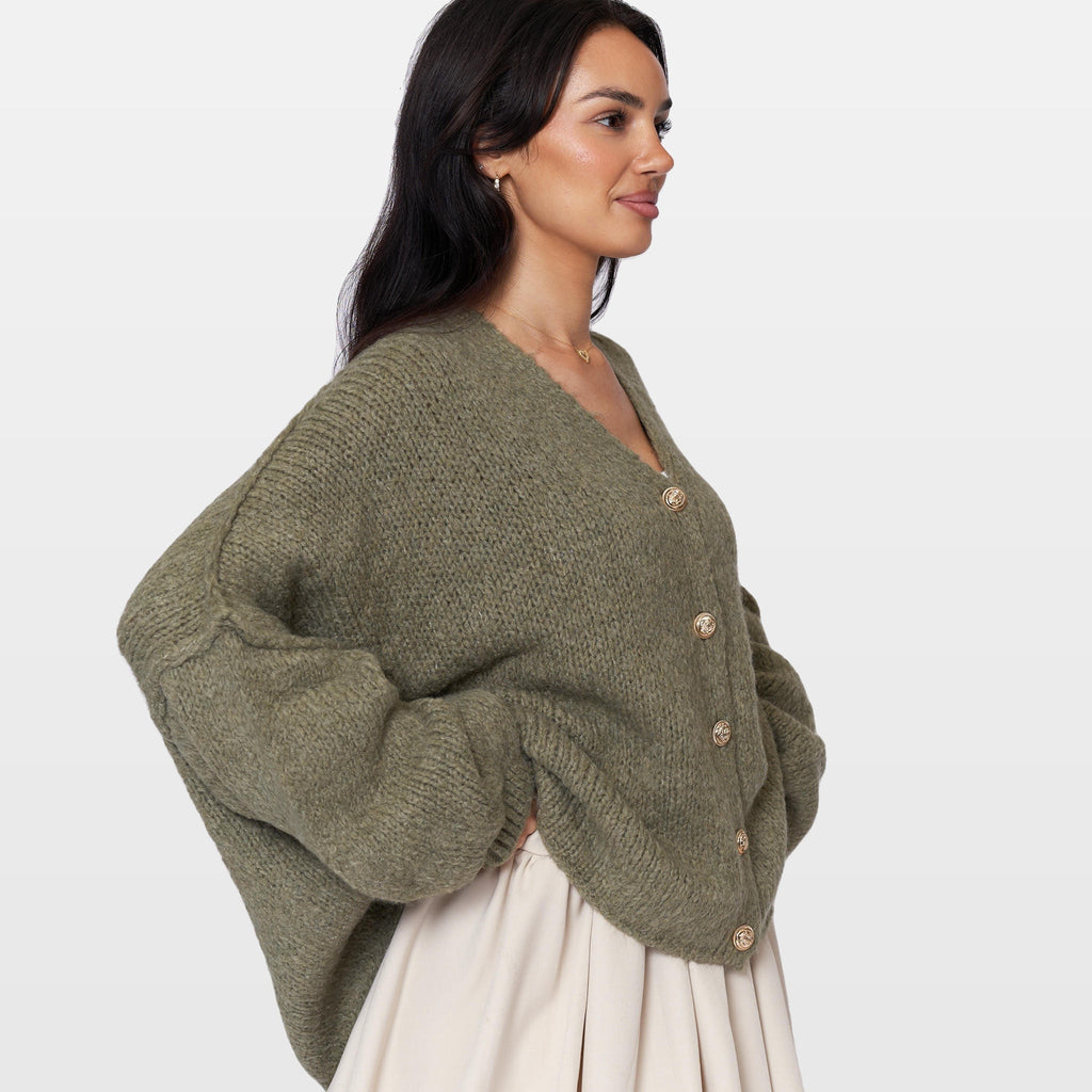 Ginevra | Cárdigan oversize de cuello en V