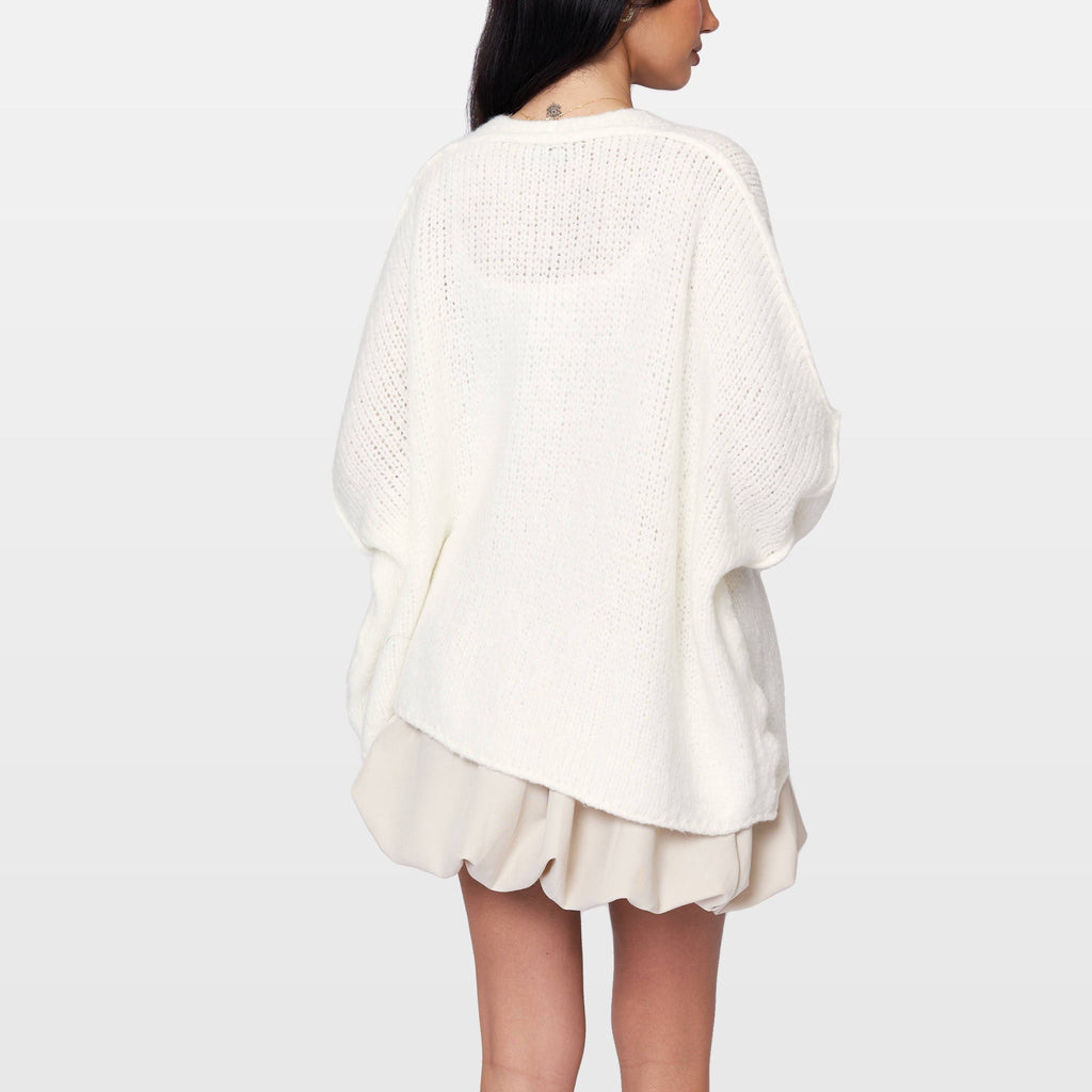 Ginevra | Cárdigan oversize de cuello en V
