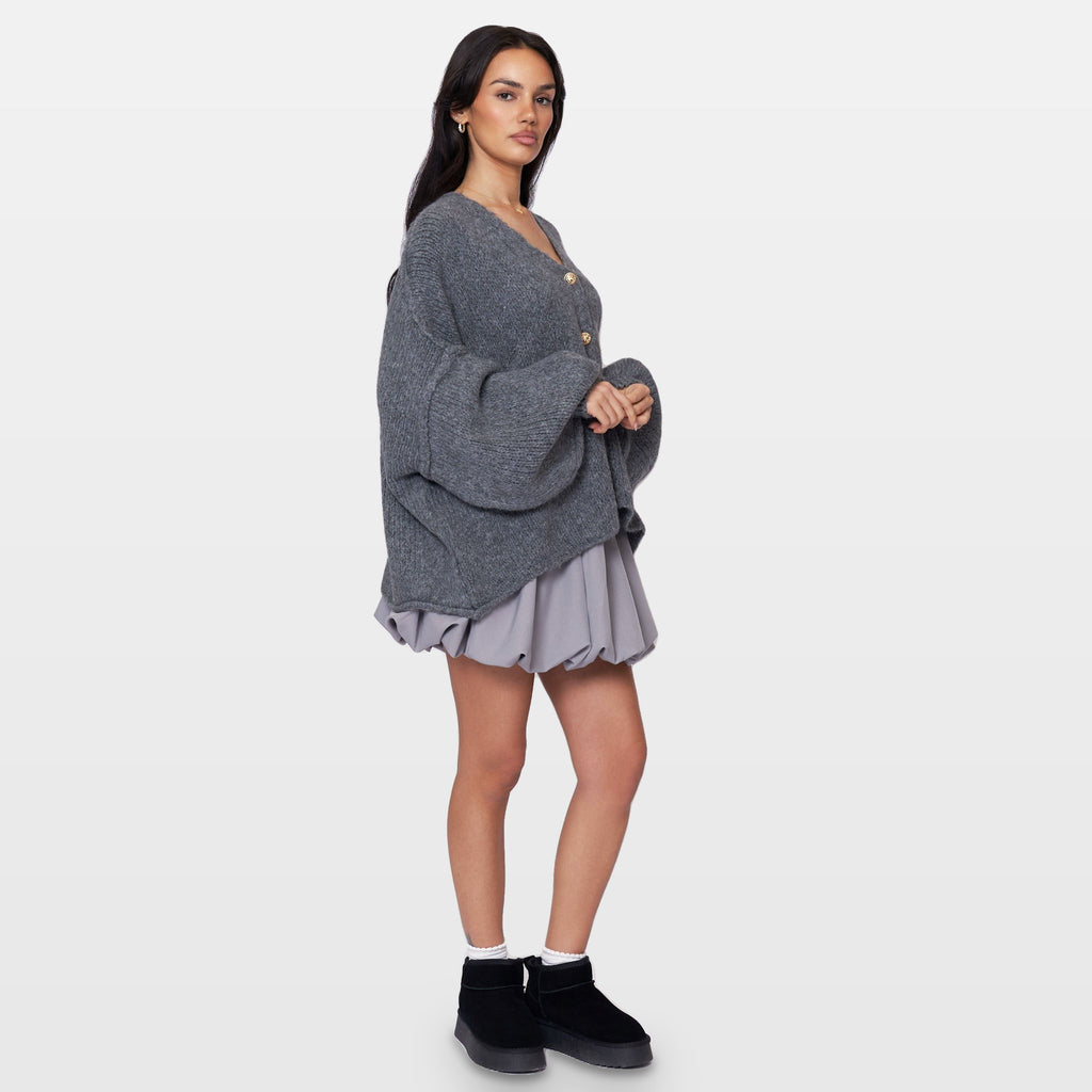 Ginevra | Cárdigan oversize de cuello en V
