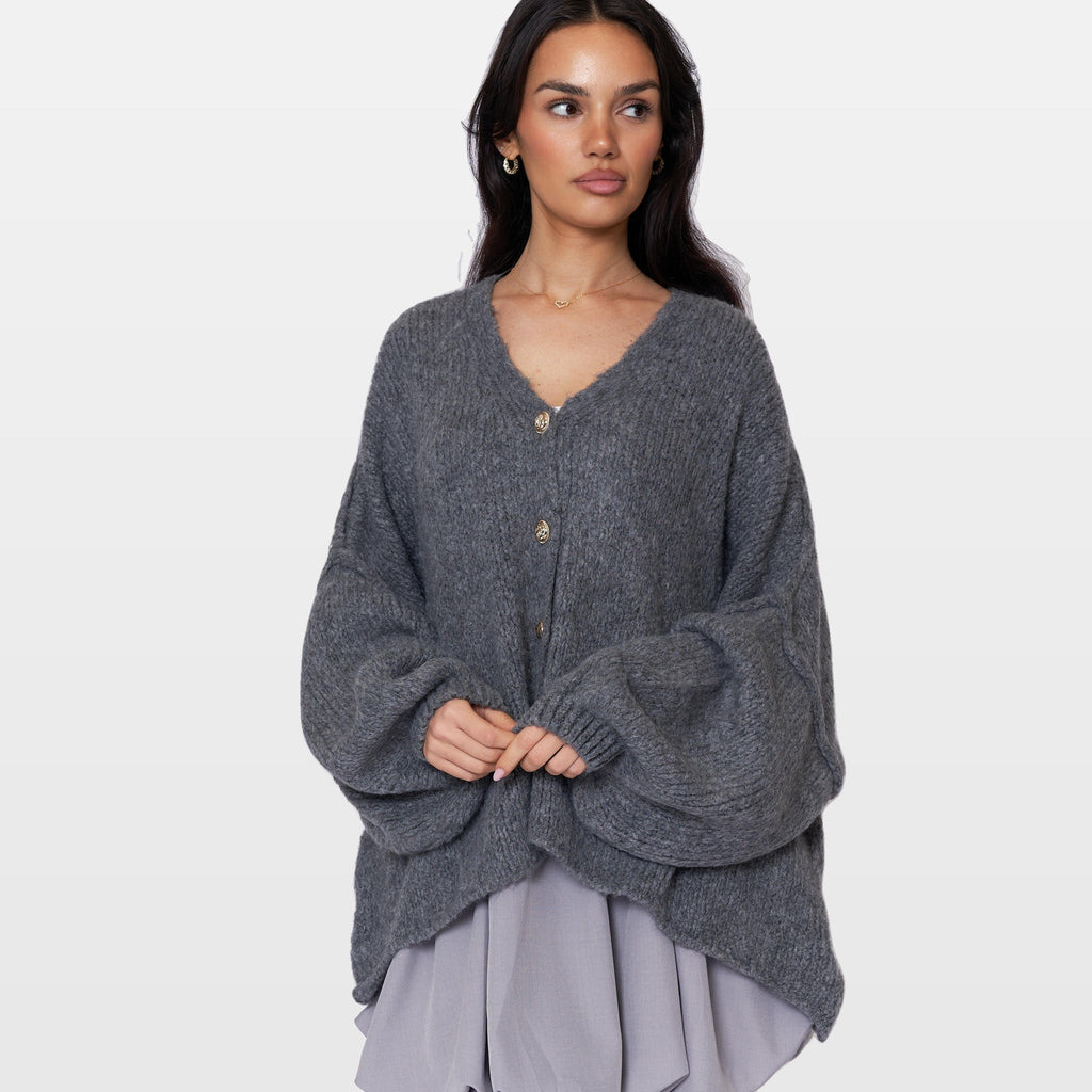 Ginevra | Cárdigan oversize de cuello en V