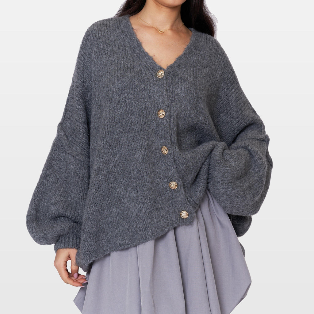 Ginevra | Cárdigan oversize de cuello en V