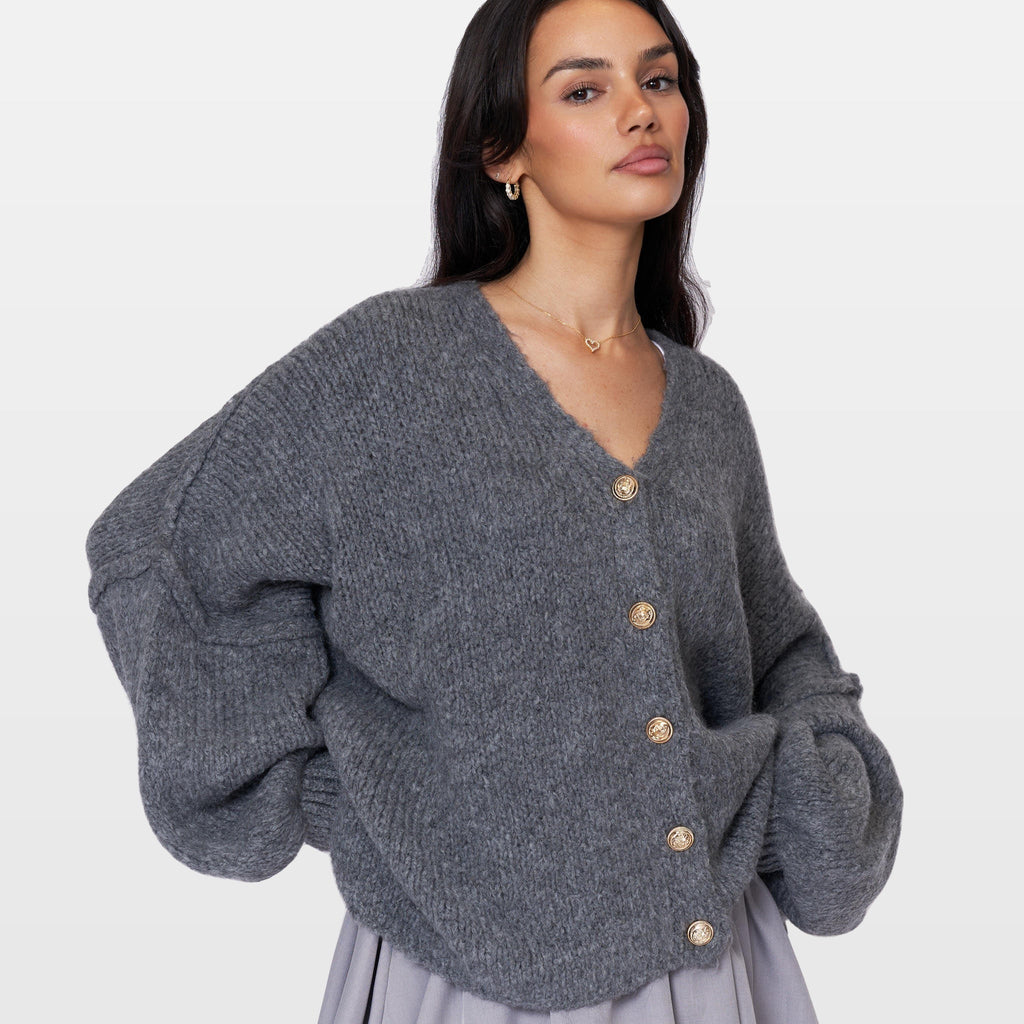 Ginevra | Cárdigan oversize de cuello en V