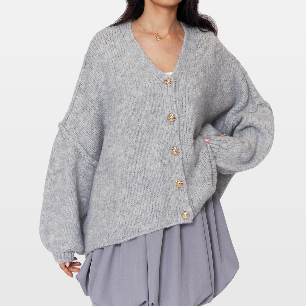 Ginevra | Cárdigan oversize de cuello en V