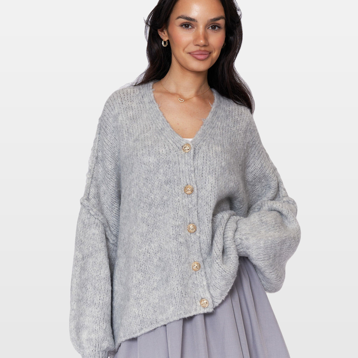 Ginevra | Cárdigan oversize de cuello en V