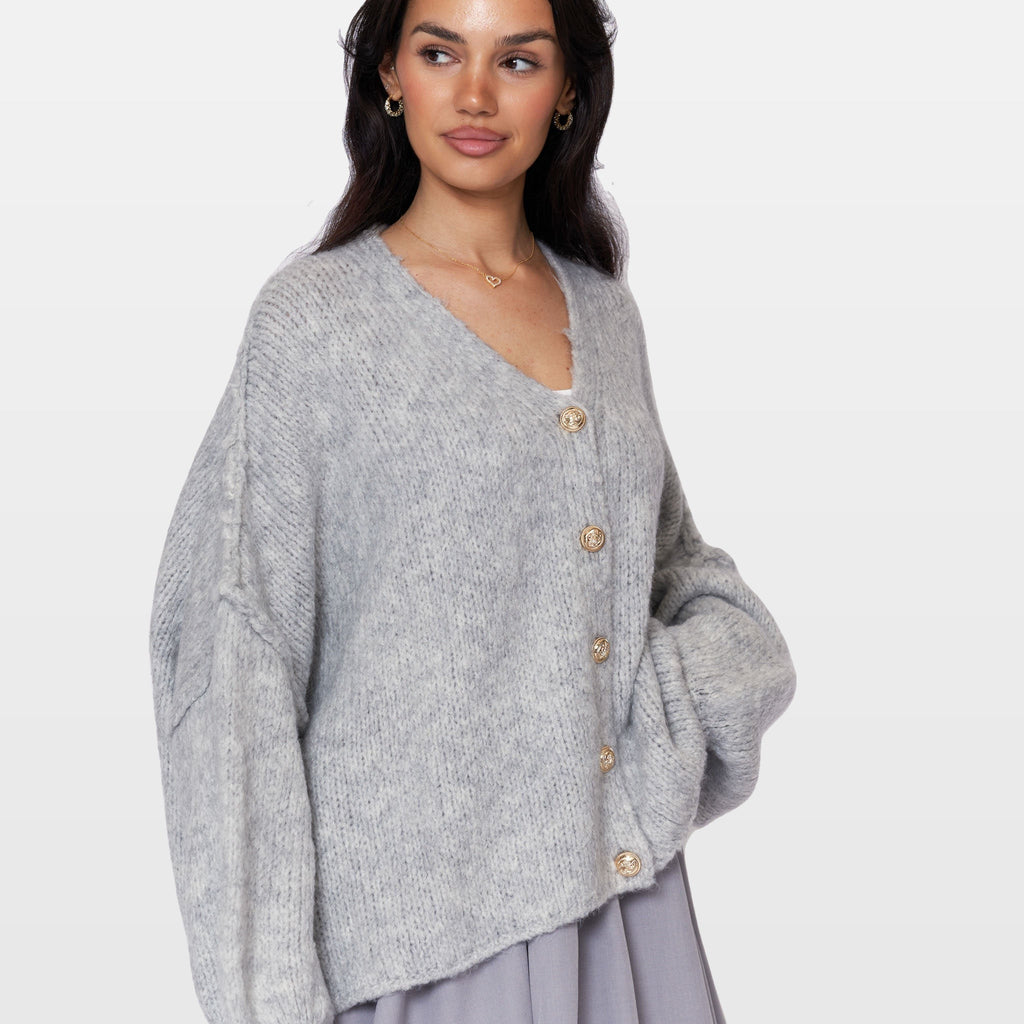 Ginevra | Cárdigan oversize de cuello en V