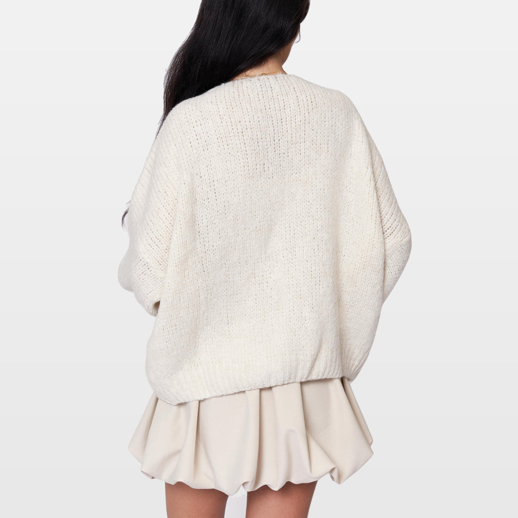 Bettina | Cárdigan oversize con lazos