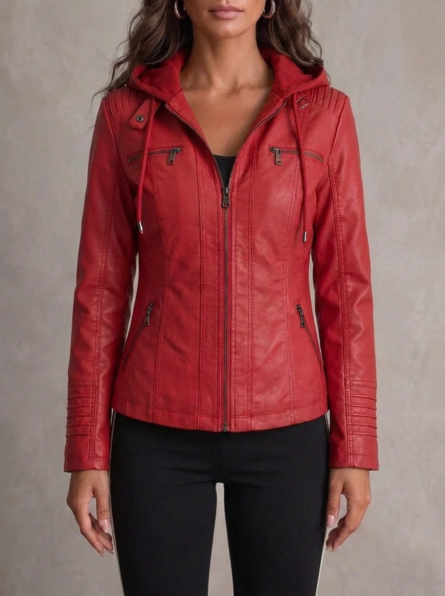 Esther | Chaqueta de Piel Resistente y Elegante
