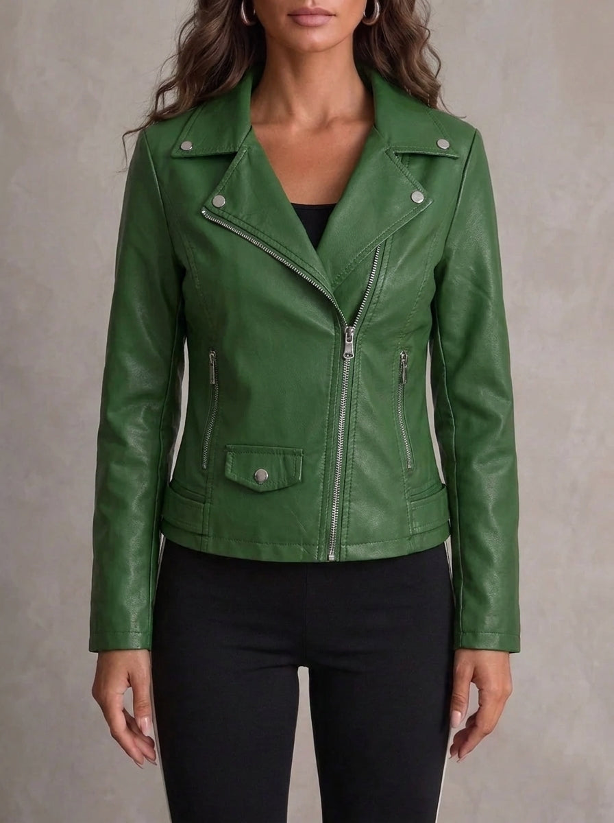 Ana | Chaqueta de Piel Resistente y Elegante