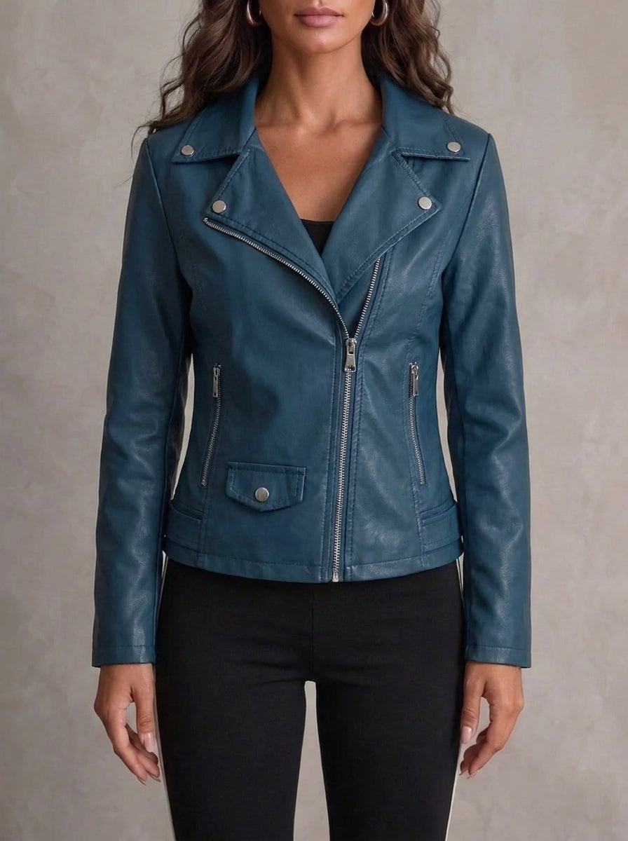 Nuria | Chaqueta de Piel Resistente y Elegante