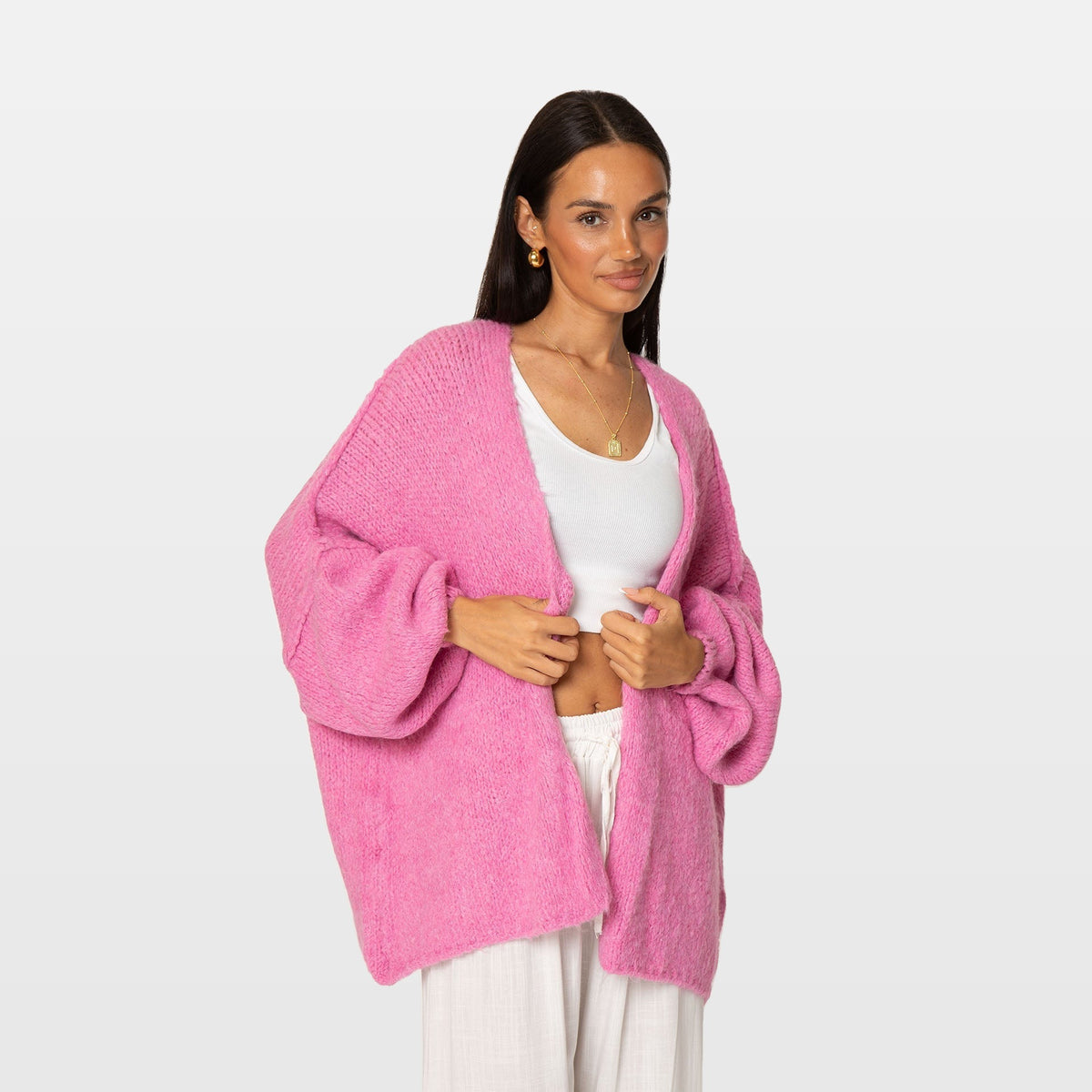 Delia | Cárdigan casual de corte oversize