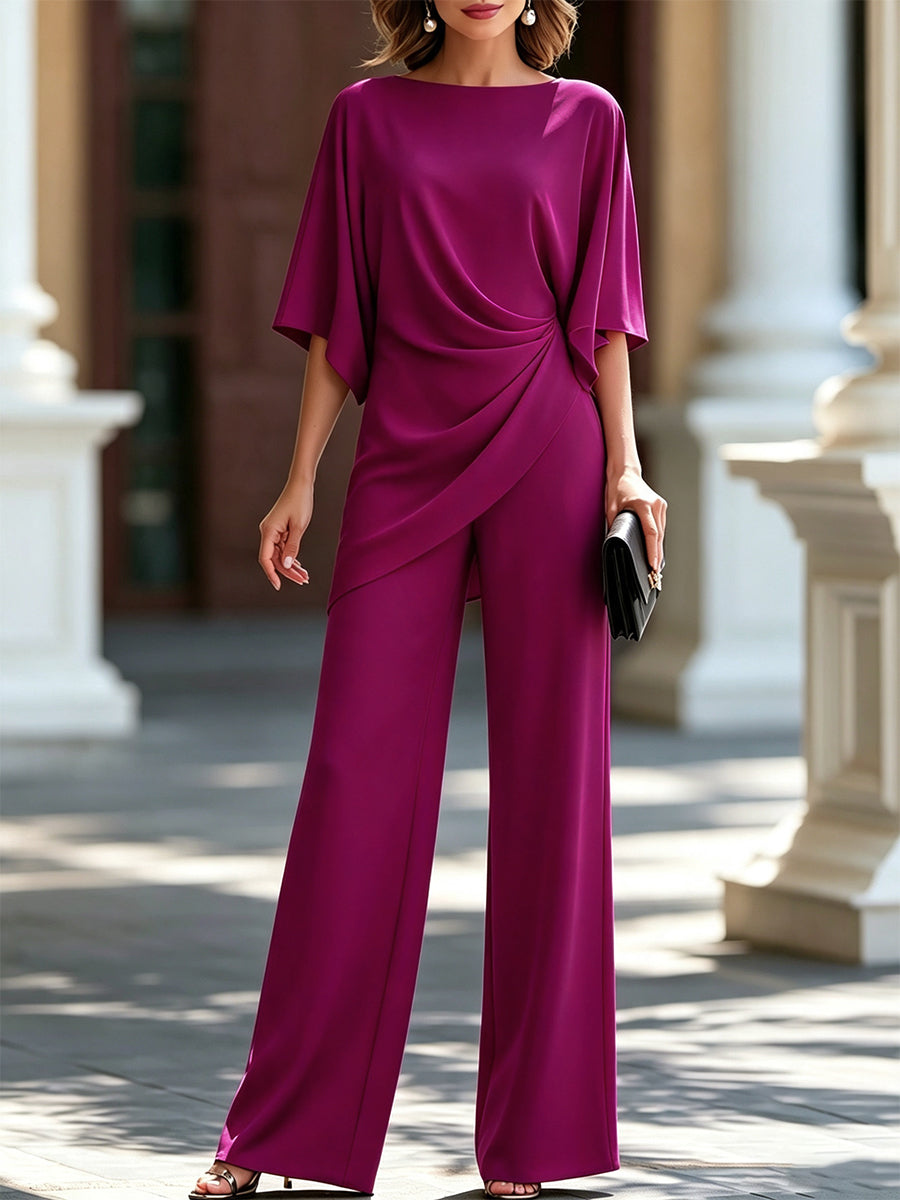 Conjunto Genoveva en morado ciruela
