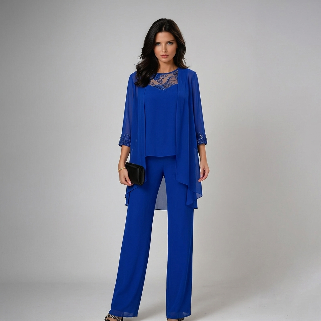 Conjunto Itziar en azul