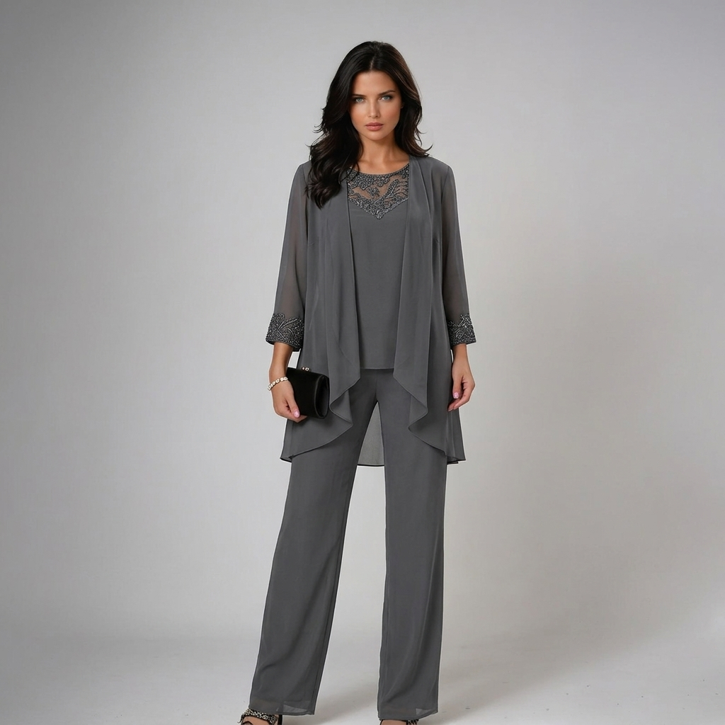 Conjunto Itziar en gris