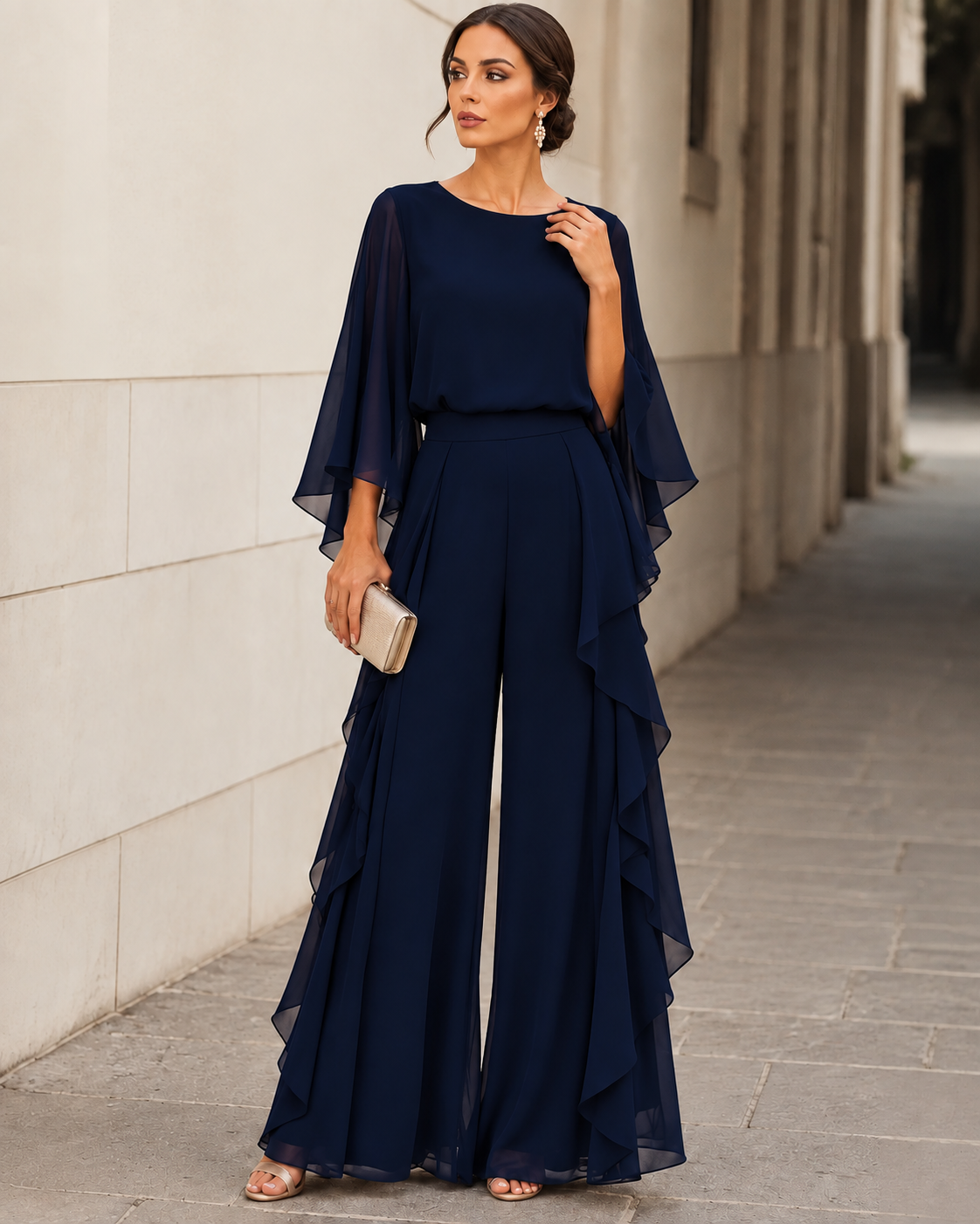 Conjunto Lucrecia en azul marino