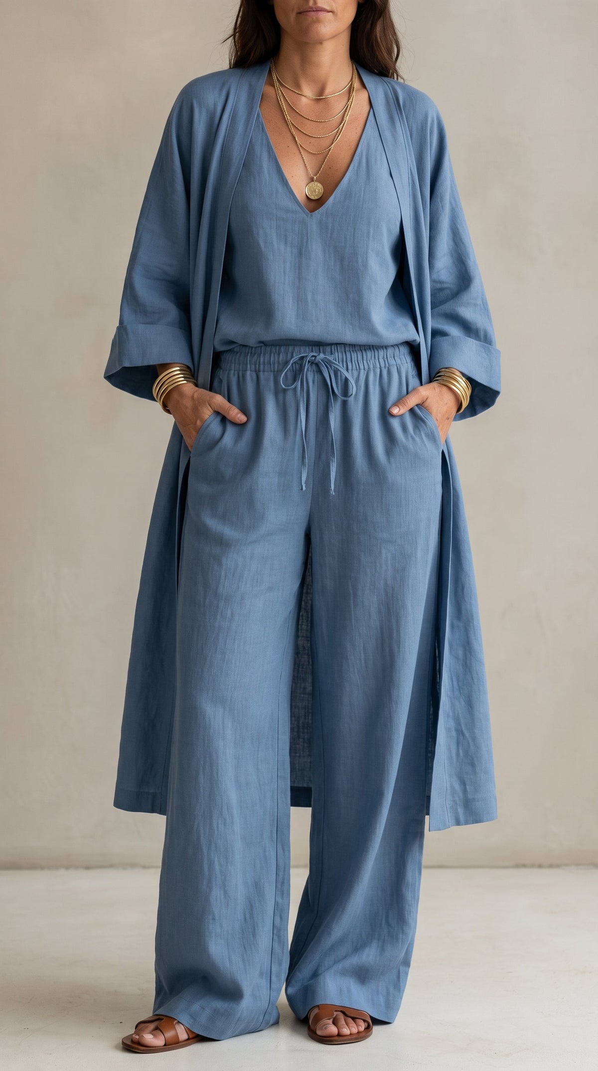 Conjunto Marina en azul