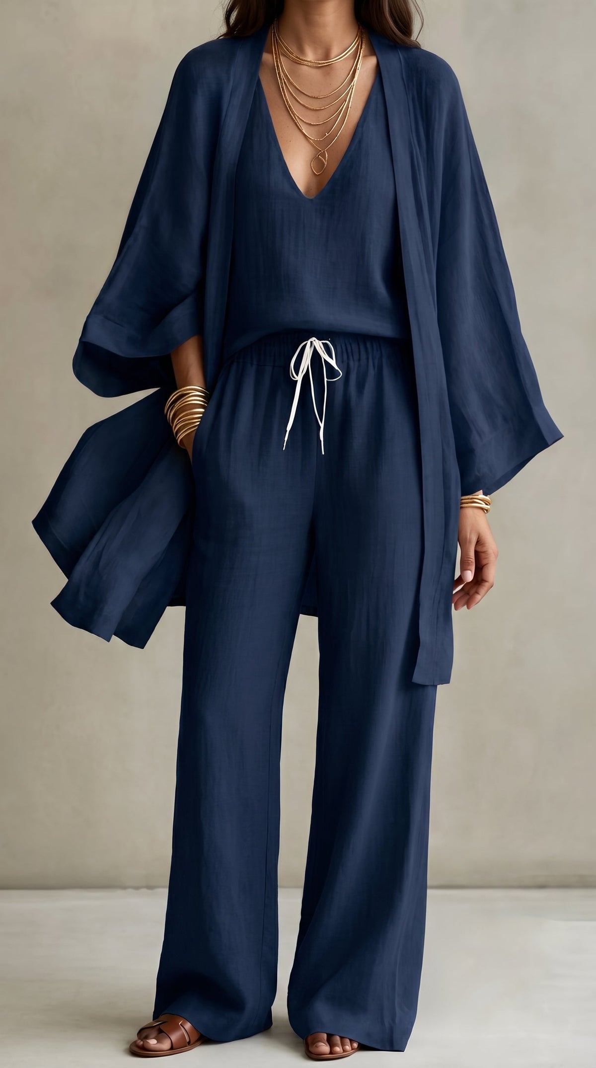 Conjunto Marina en azul marino