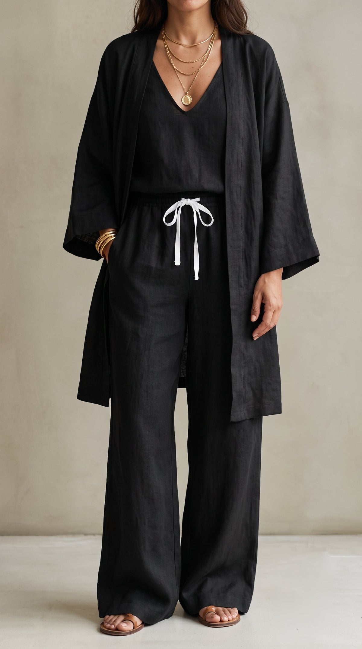 Conjunto Marina en negro