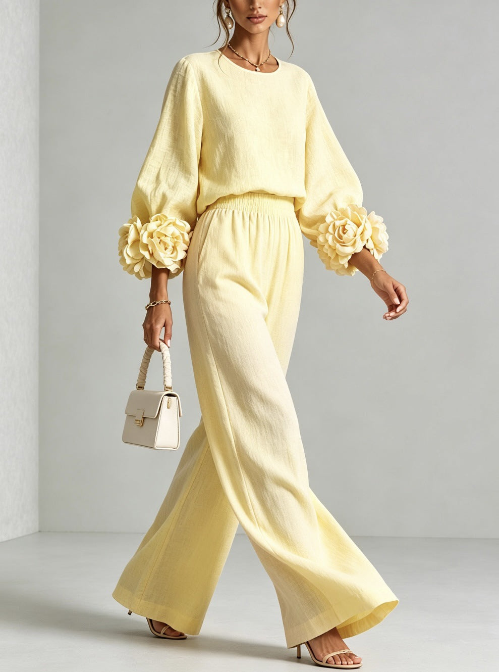 Conjunto Romina en amarillo