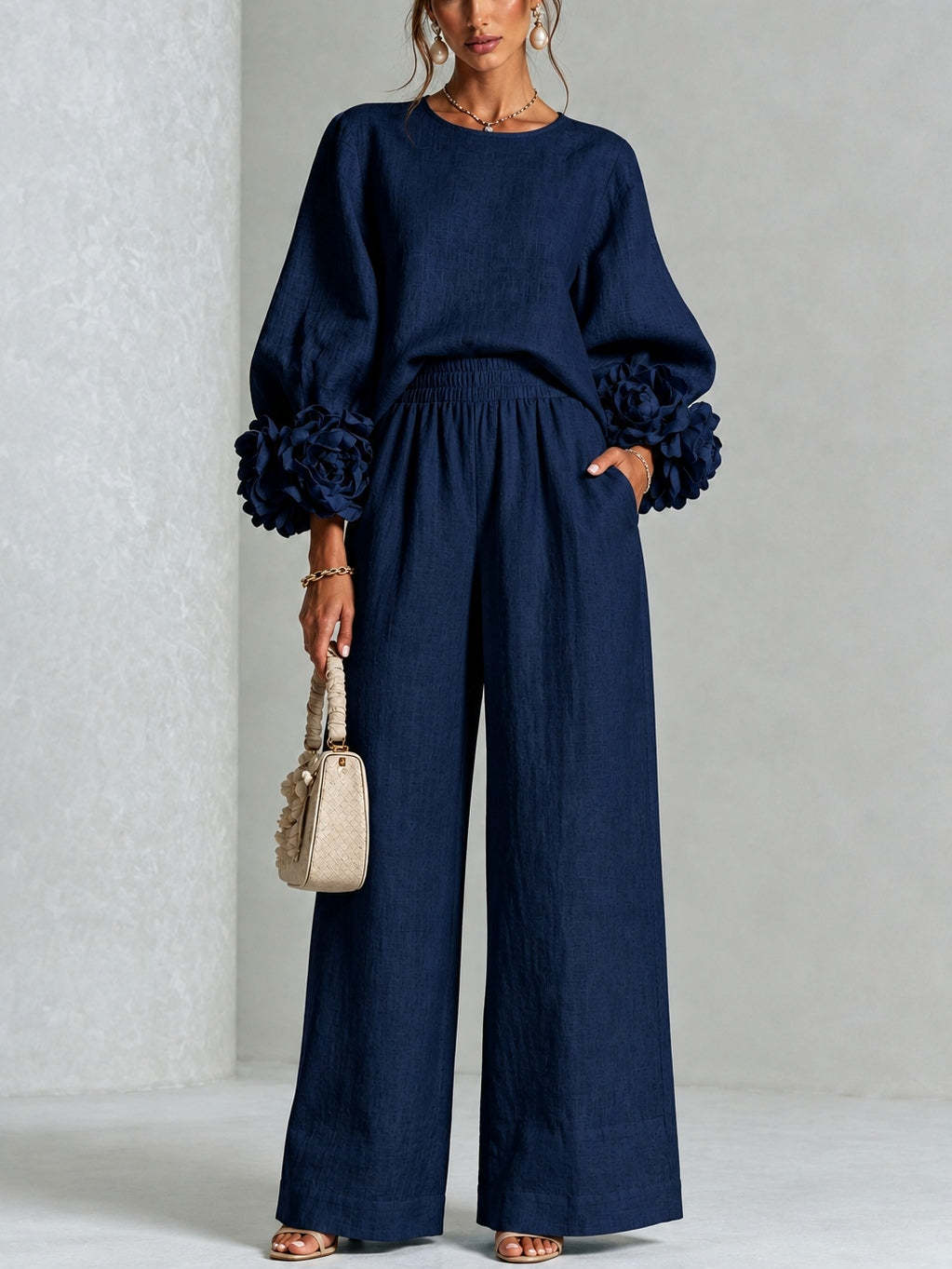 Conjunto Romina en azul marino