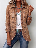 Bruna | Chaqueta Floral Vintage con Volante