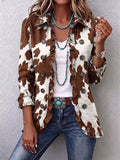 Franca | Chaqueta Estampado Vaca con Volante