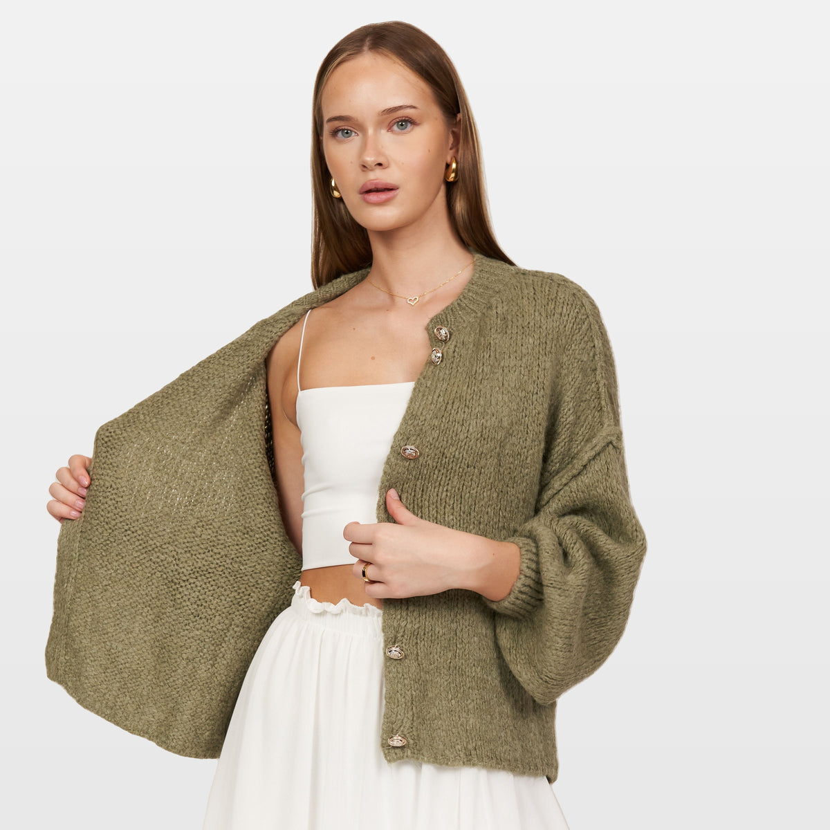 Ludovica | Cárdigan corto oversize