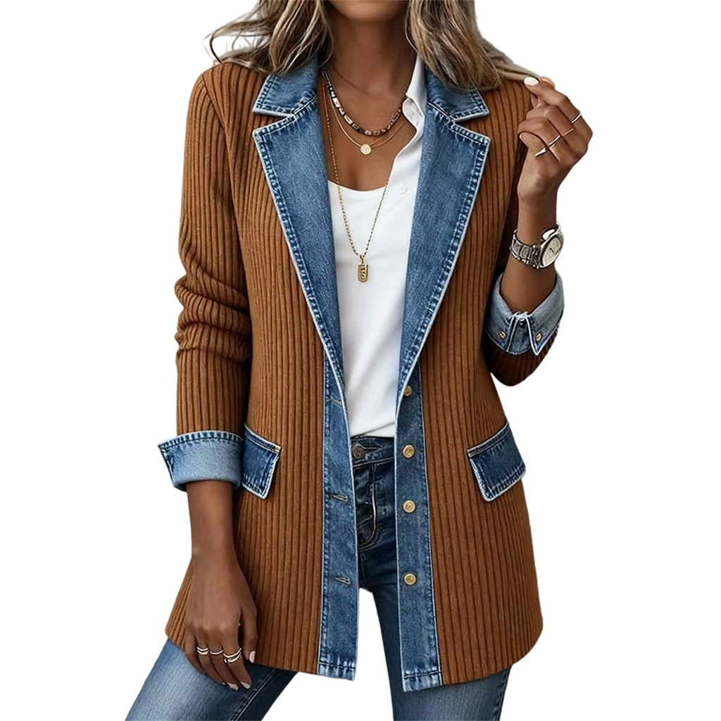 Lea | Chaqueta Vaquera y Punto Canalé