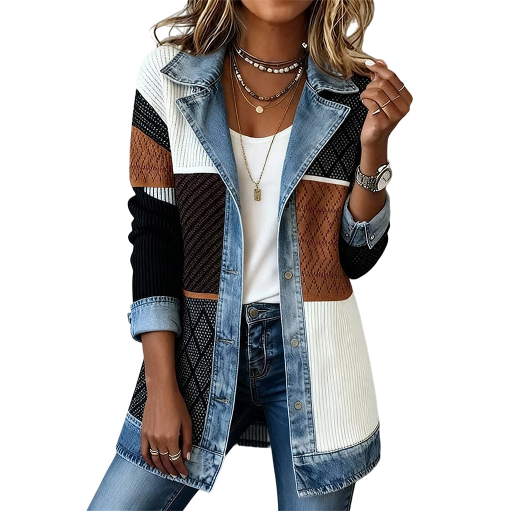 Lea | Chaqueta Vaquera y Punto Canalé