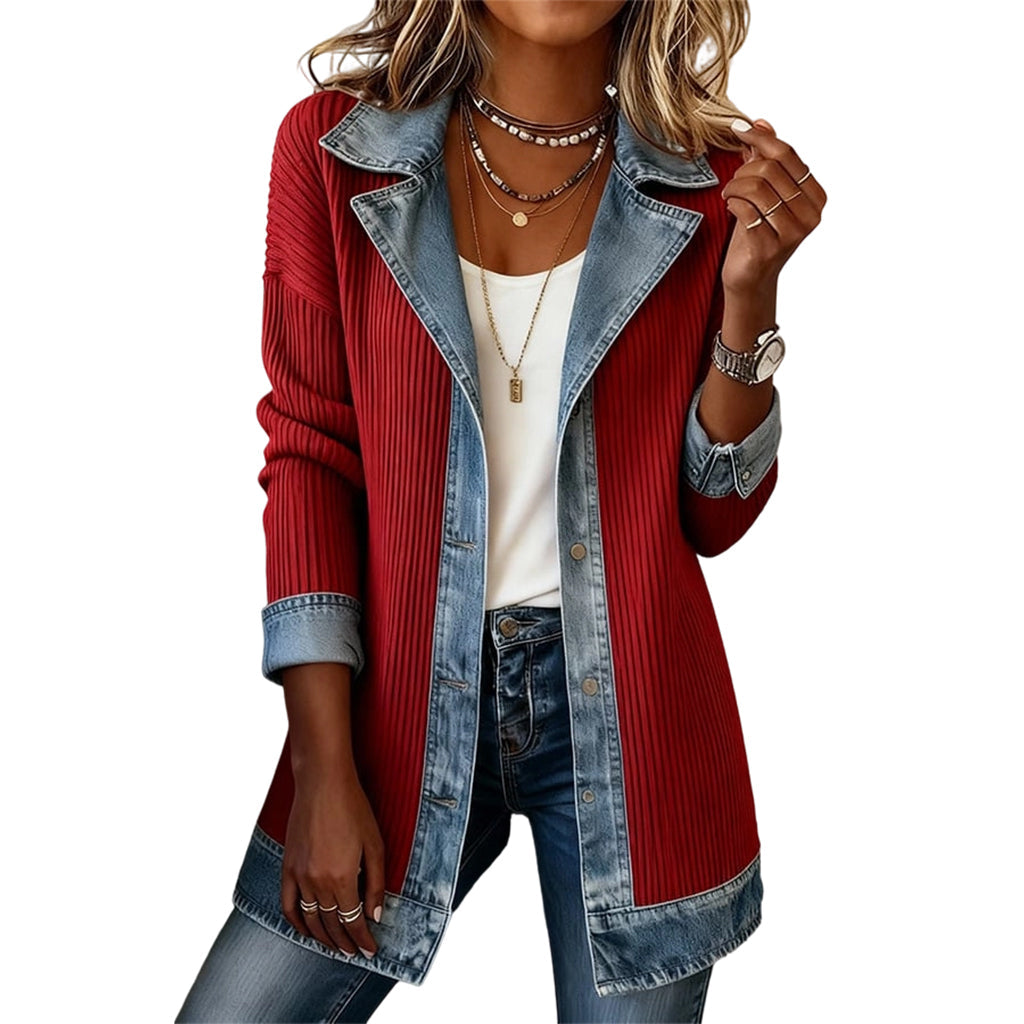 Lea | Chaqueta Vaquera y Punto Canalé