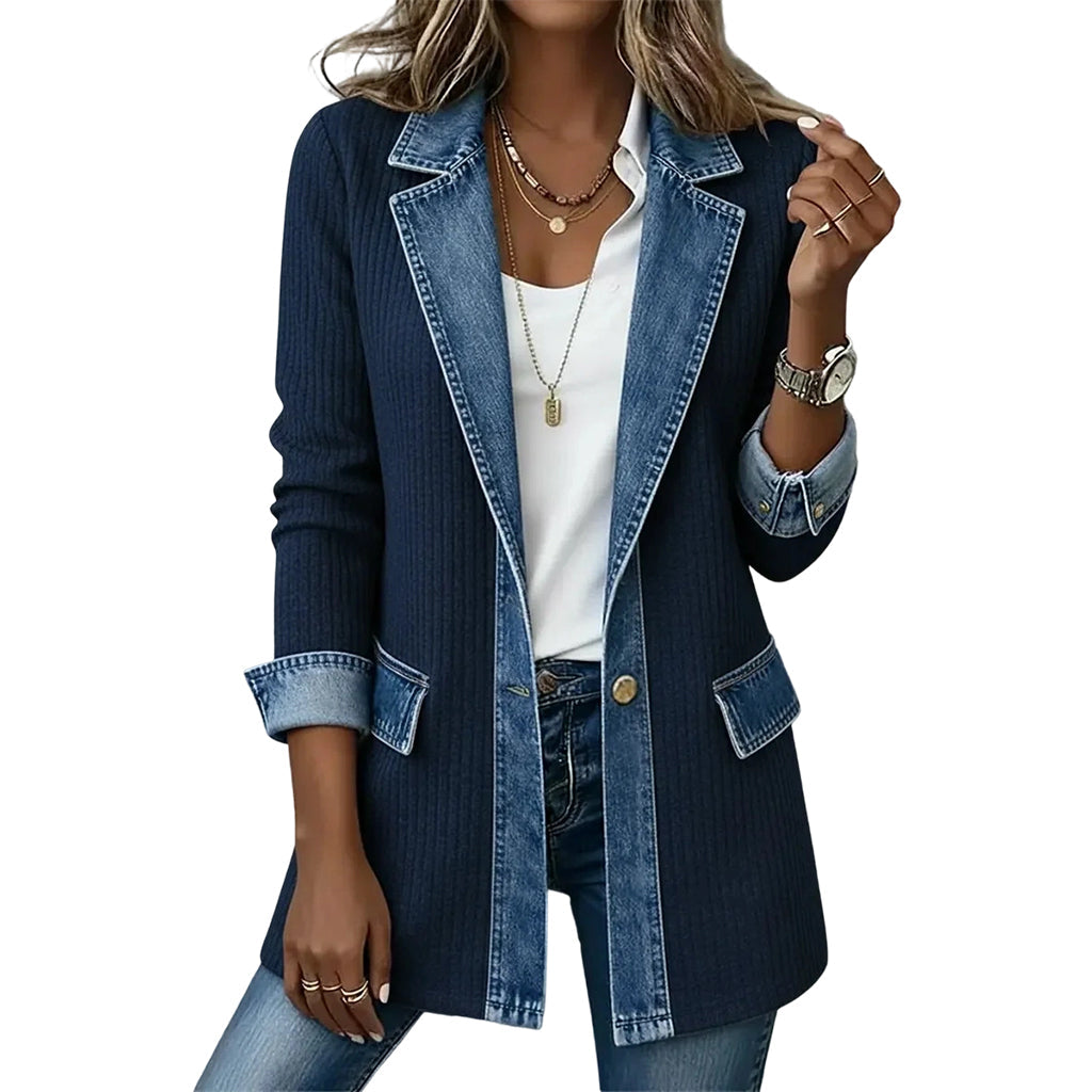 Lea | Chaqueta Vaquera y Punto Canalé